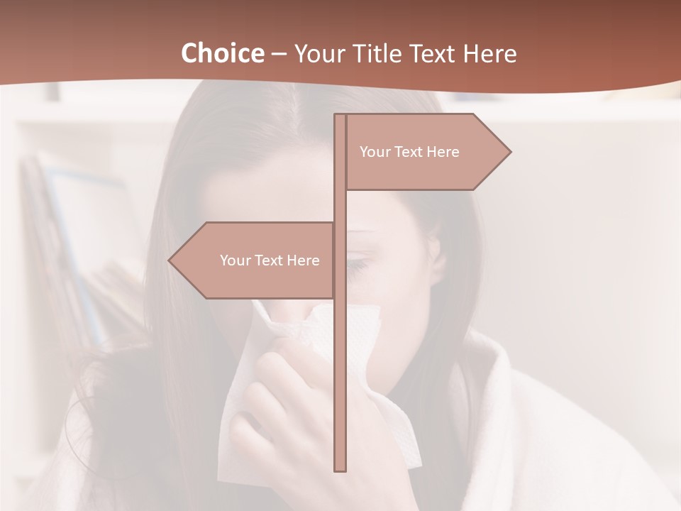 Indoors White Hands PowerPoint Template