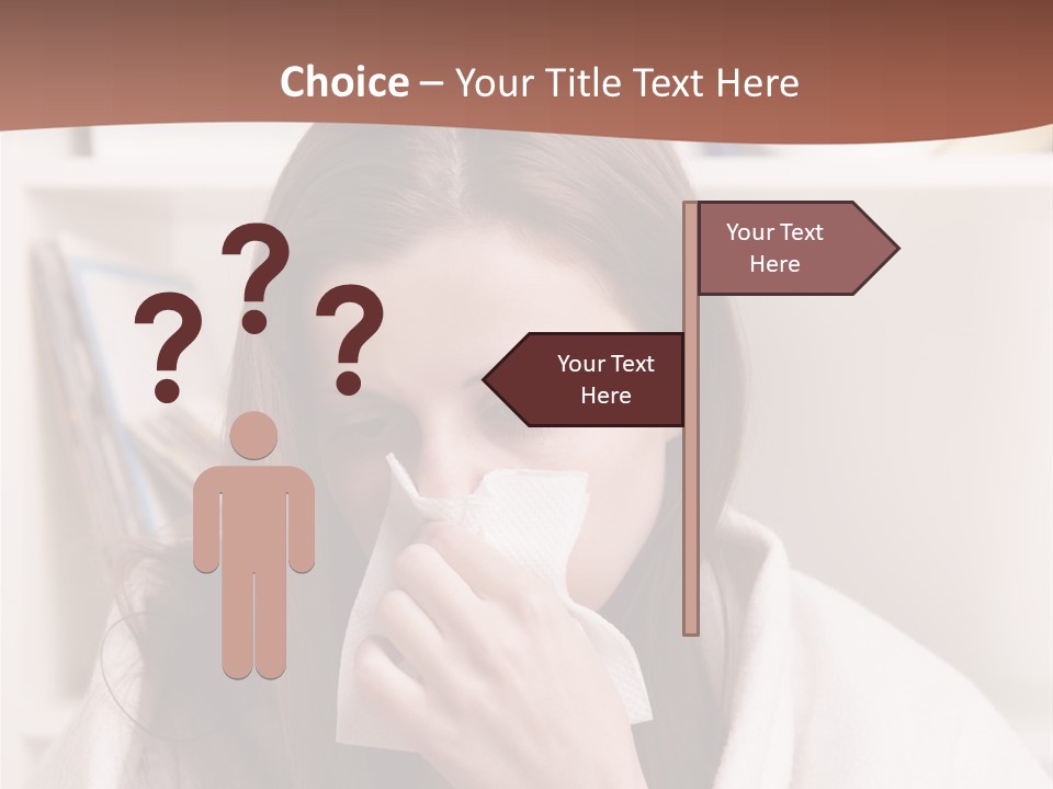 Indoors White Hands PowerPoint Template