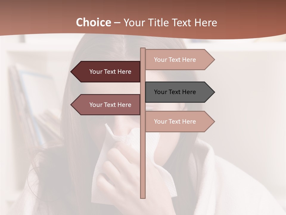 Indoors White Hands PowerPoint Template