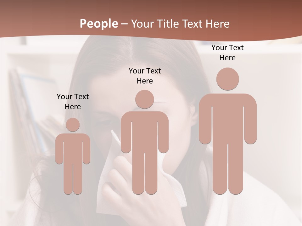 Indoors White Hands PowerPoint Template