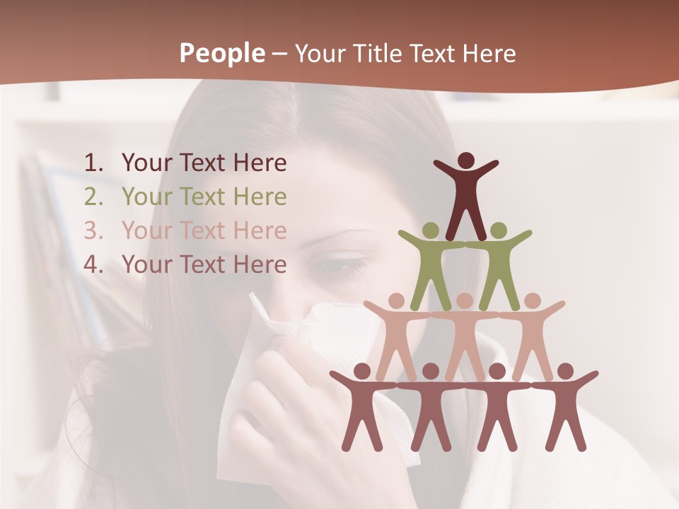 Indoors White Hands PowerPoint Template