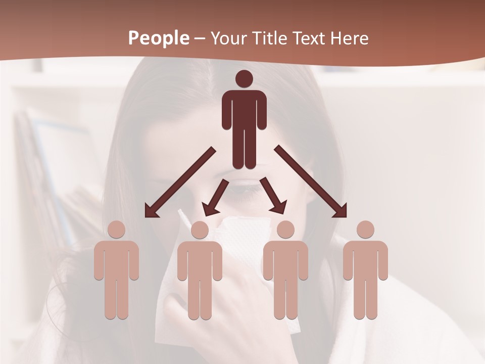 Indoors White Hands PowerPoint Template