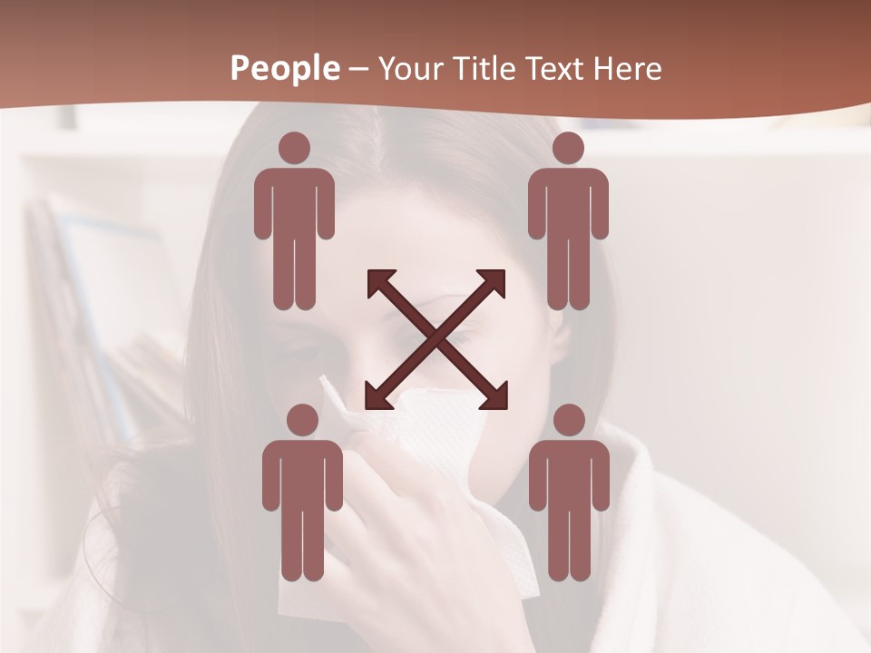 Indoors White Hands PowerPoint Template