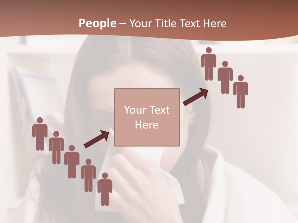 Indoors White Hands PowerPoint Template