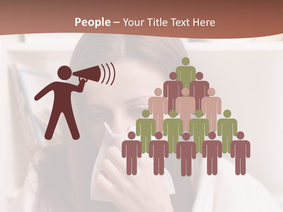 Indoors White Hands PowerPoint Template