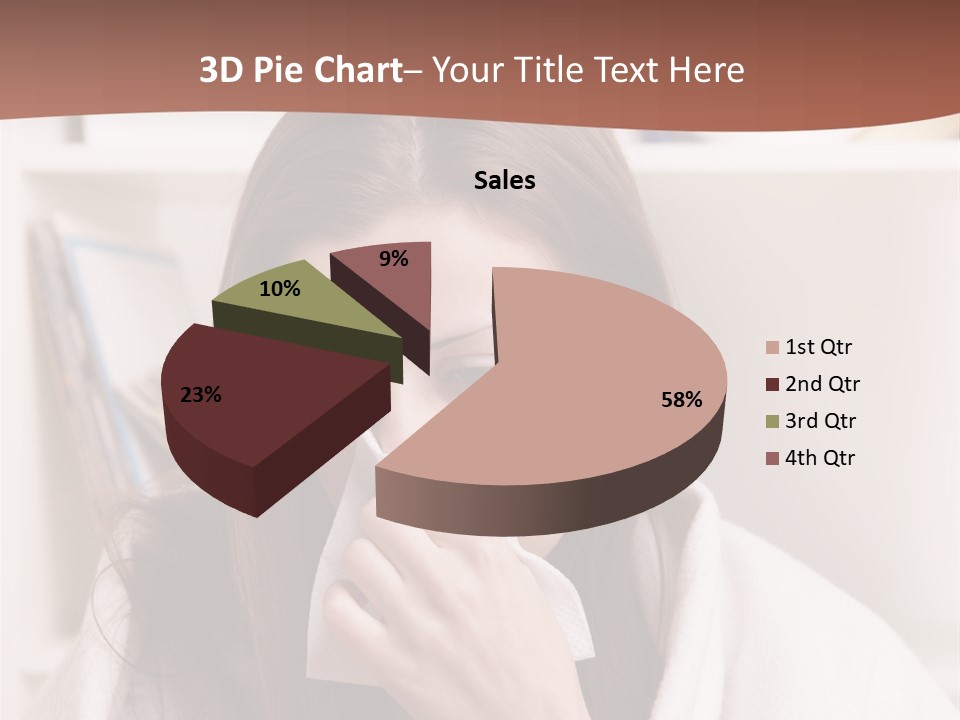 Indoors White Hands PowerPoint Template