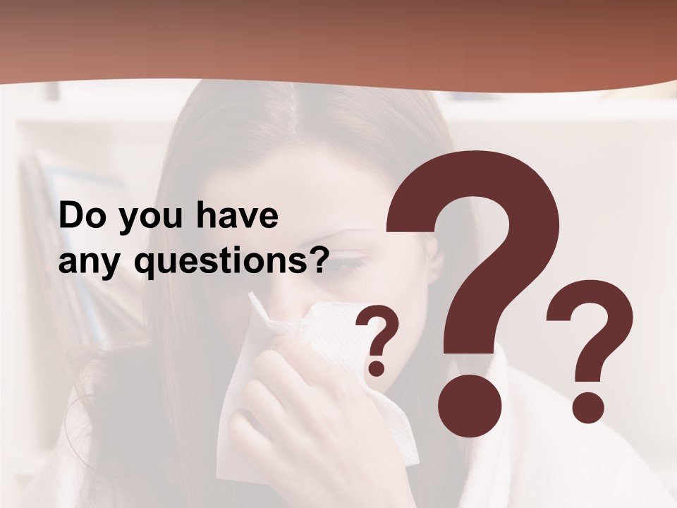 Indoors White Hands PowerPoint Template