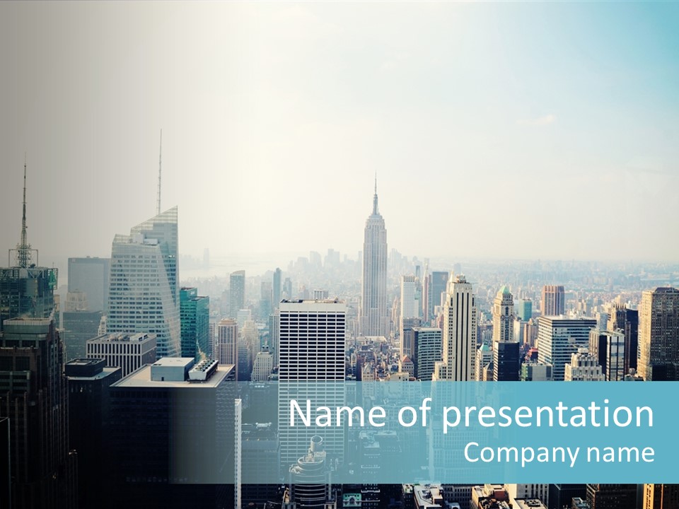 Business Popular Nyc PowerPoint Template