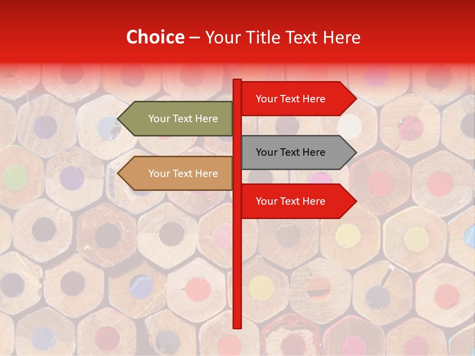 Divertirse Colors Stack PowerPoint Template