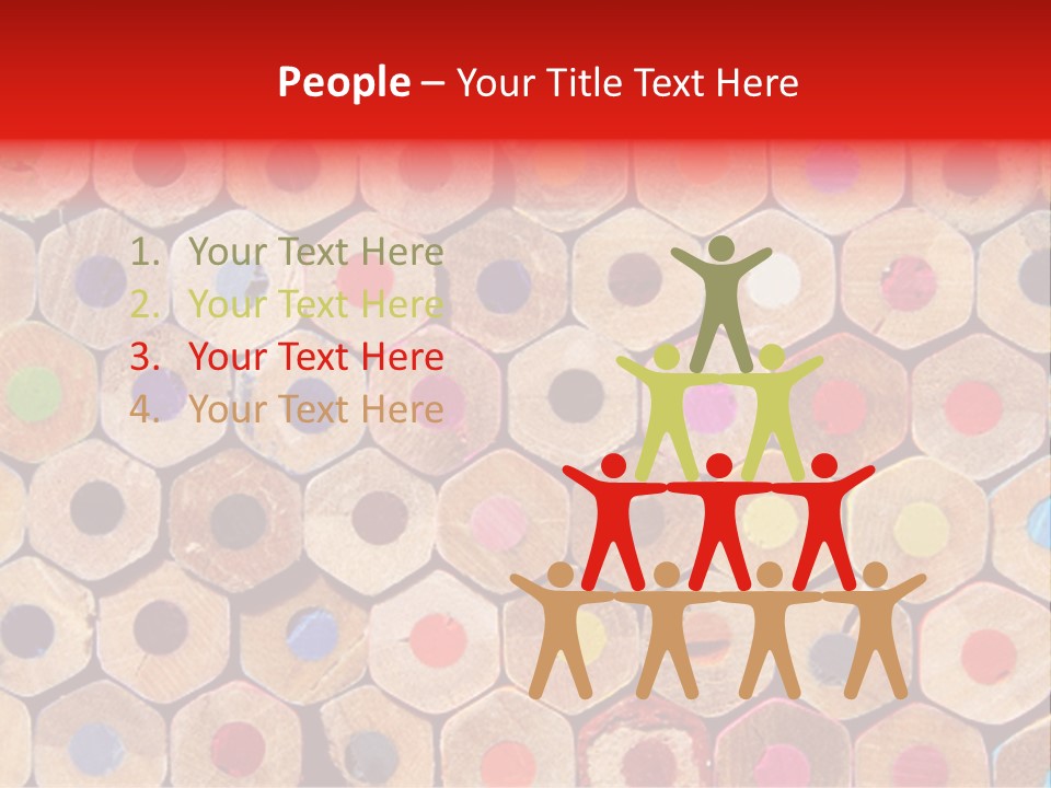 Divertirse Colors Stack PowerPoint Template