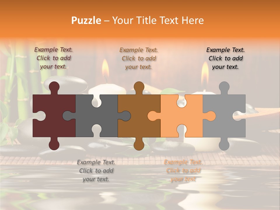 Still Plant Balance PowerPoint Template