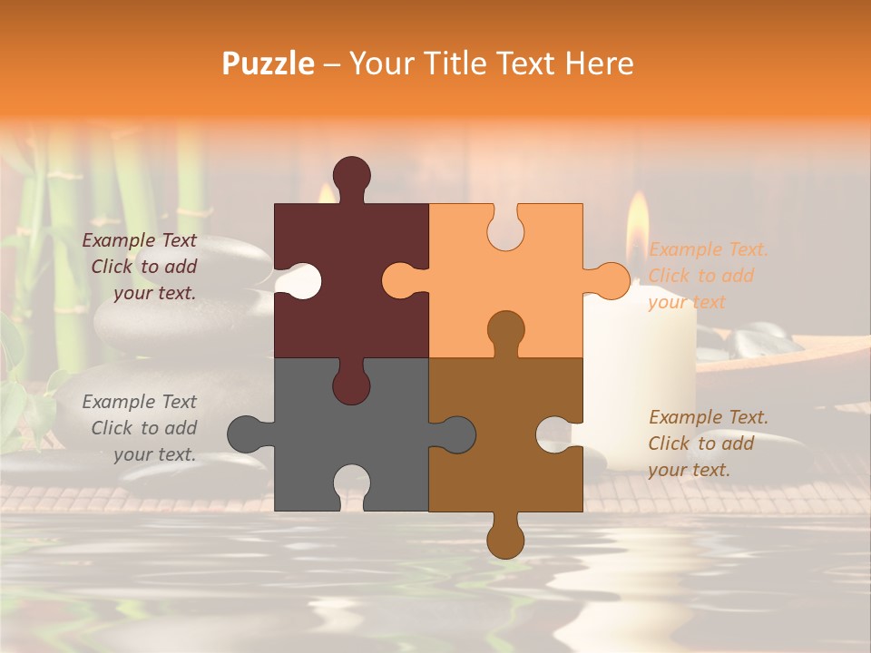 Still Plant Balance PowerPoint Template