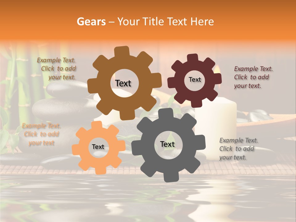 Still Plant Balance PowerPoint Template