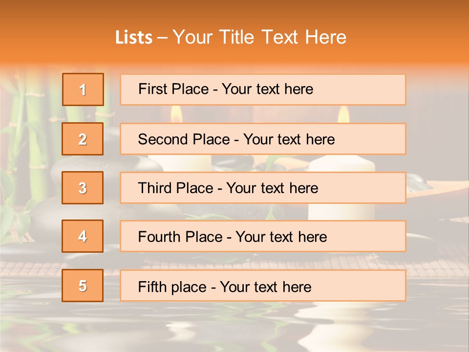 Still Plant Balance PowerPoint Template
