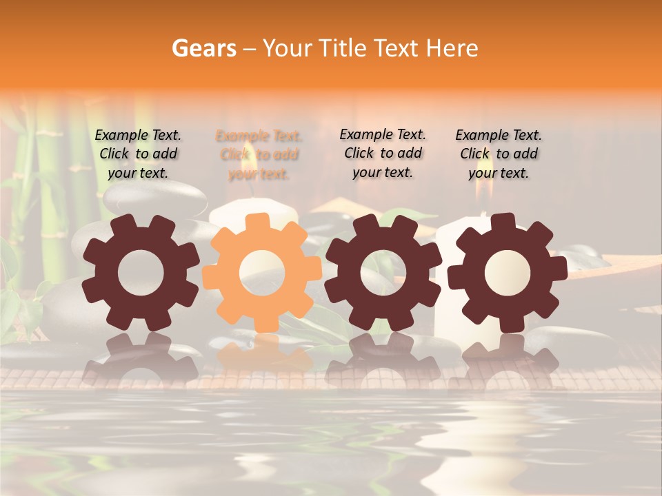 Still Plant Balance PowerPoint Template