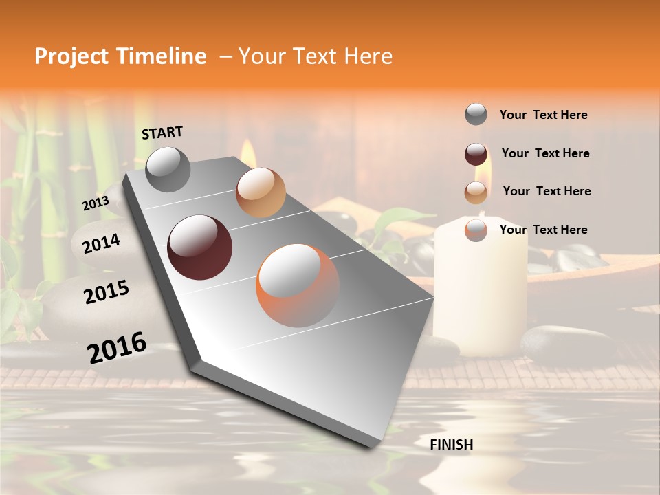 Still Plant Balance PowerPoint Template