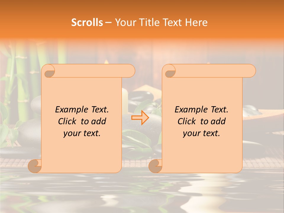 Still Plant Balance PowerPoint Template