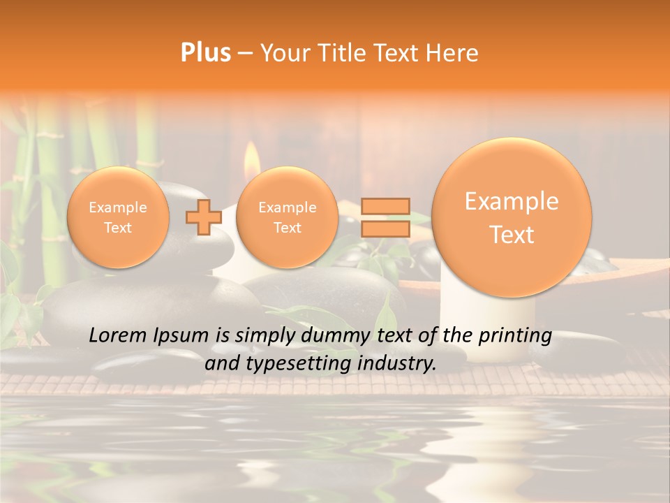 Still Plant Balance PowerPoint Template
