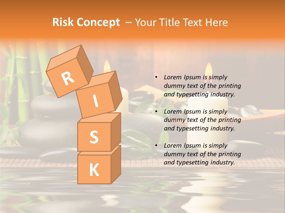 Still Plant Balance PowerPoint Template