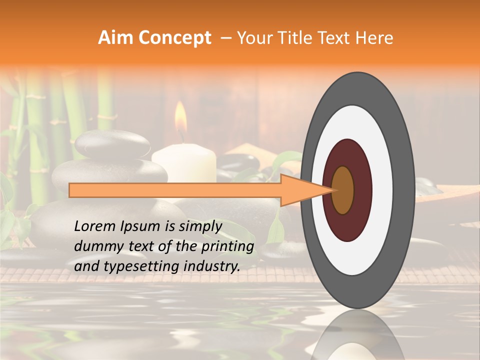 Still Plant Balance PowerPoint Template