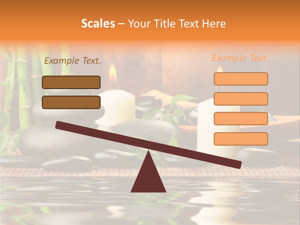 Still Plant Balance PowerPoint Template