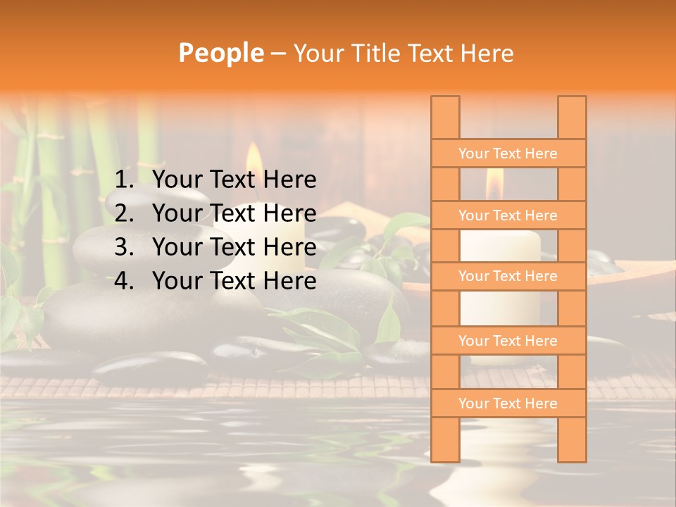 Still Plant Balance PowerPoint Template