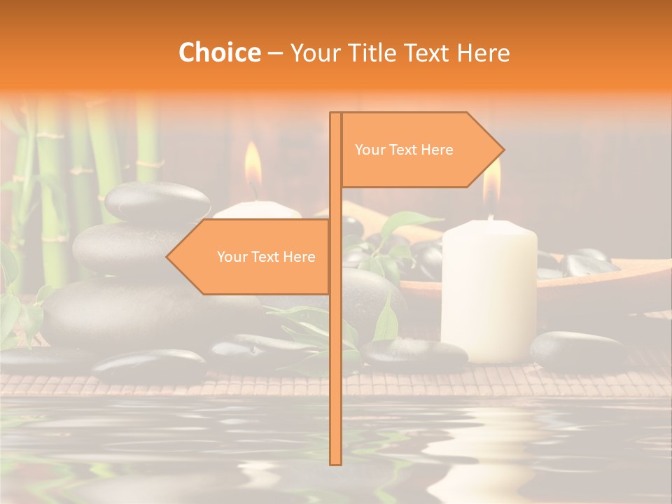 Still Plant Balance PowerPoint Template
