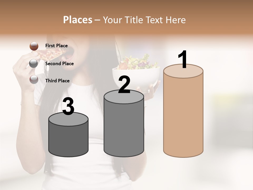 Girl Nutrition Indoor PowerPoint Template