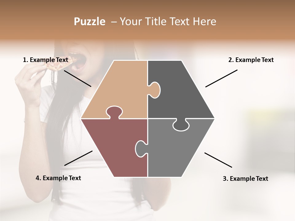 Girl Nutrition Indoor PowerPoint Template