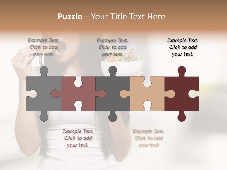 Girl Nutrition Indoor PowerPoint Template