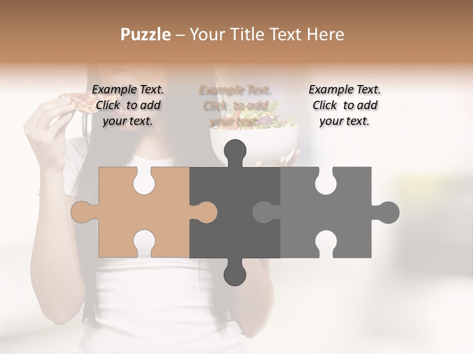 Girl Nutrition Indoor PowerPoint Template