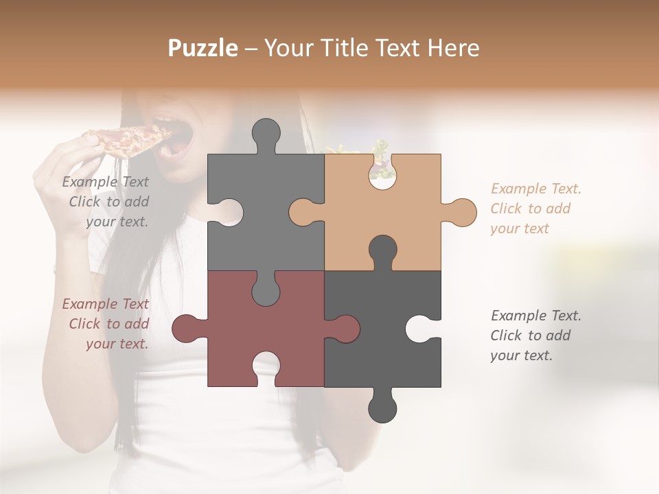 Girl Nutrition Indoor PowerPoint Template