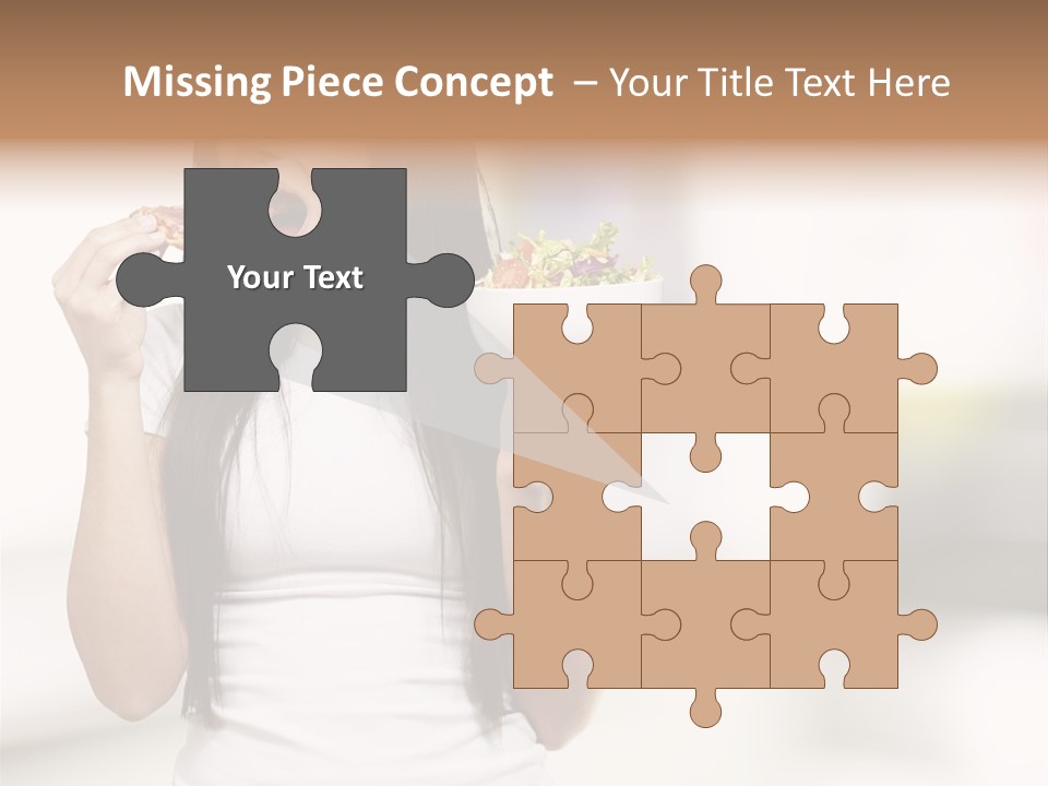 Girl Nutrition Indoor PowerPoint Template