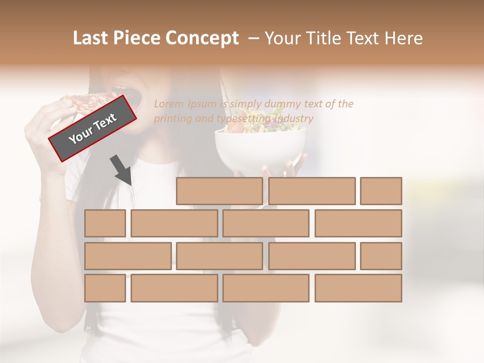 Girl Nutrition Indoor PowerPoint Template