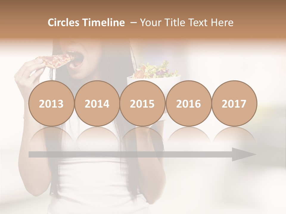 Girl Nutrition Indoor PowerPoint Template