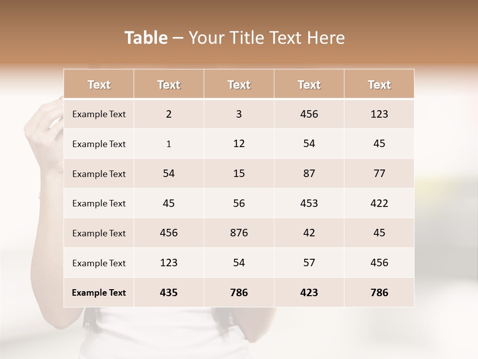 Girl Nutrition Indoor PowerPoint Template