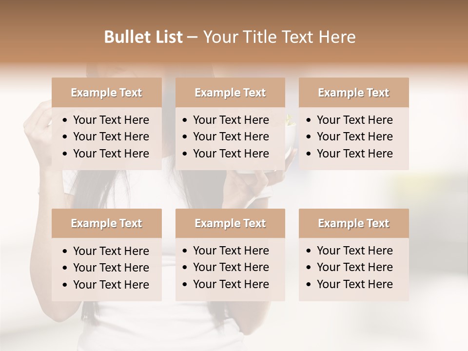 Girl Nutrition Indoor PowerPoint Template