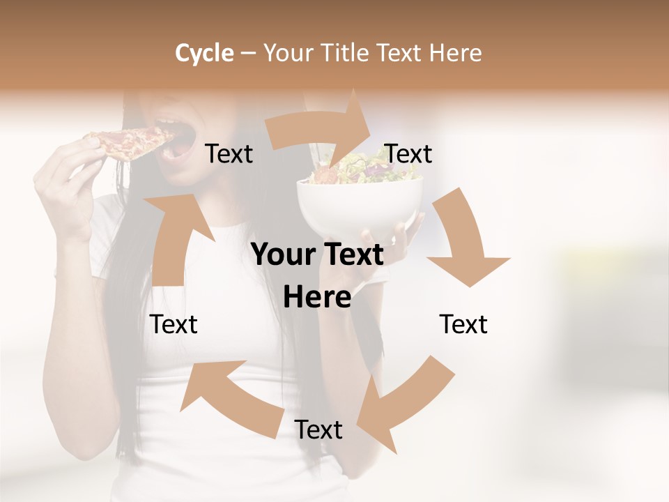 Girl Nutrition Indoor PowerPoint Template