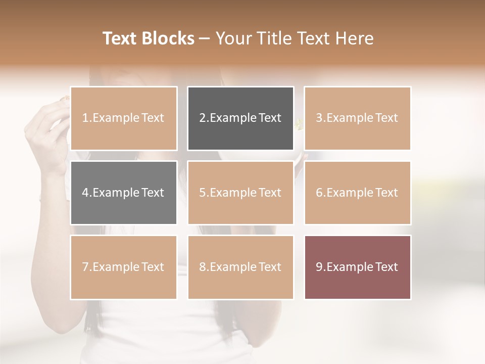 Girl Nutrition Indoor PowerPoint Template