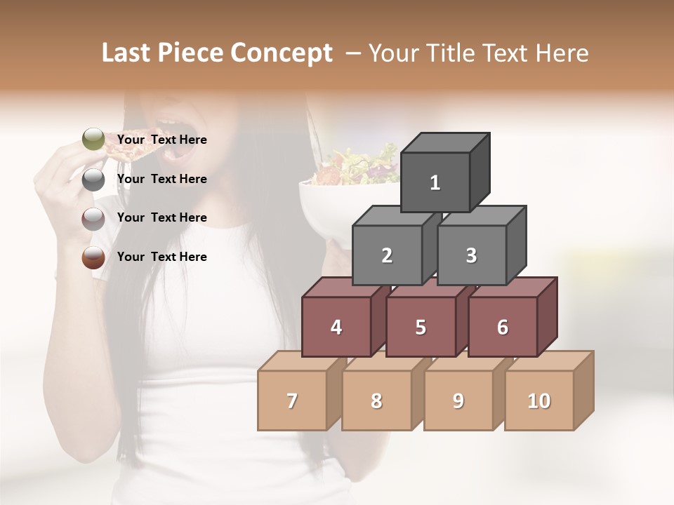 Girl Nutrition Indoor PowerPoint Template