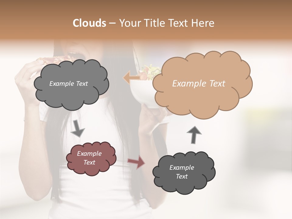 Girl Nutrition Indoor PowerPoint Template