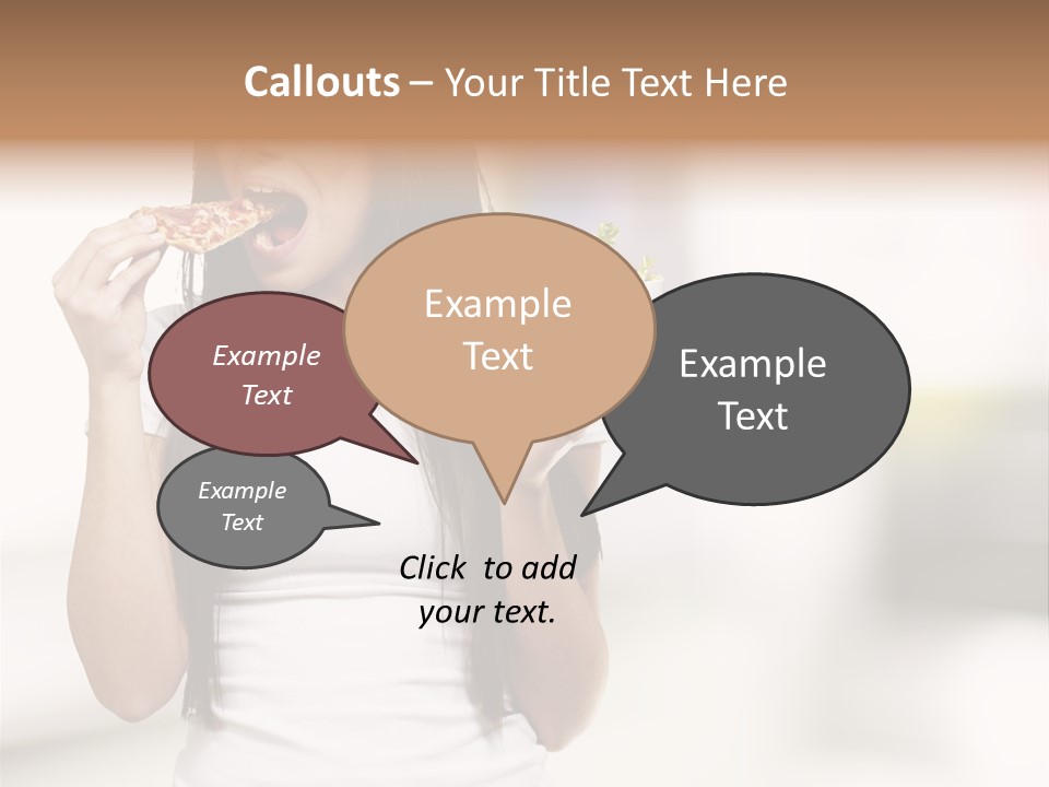 Girl Nutrition Indoor PowerPoint Template