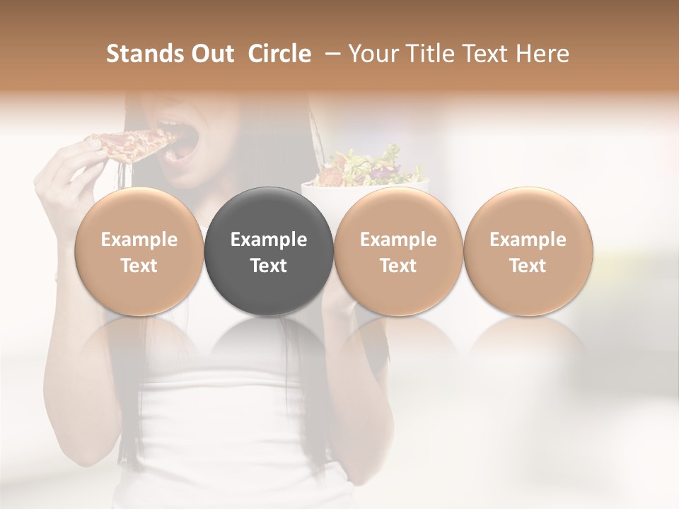 Girl Nutrition Indoor PowerPoint Template