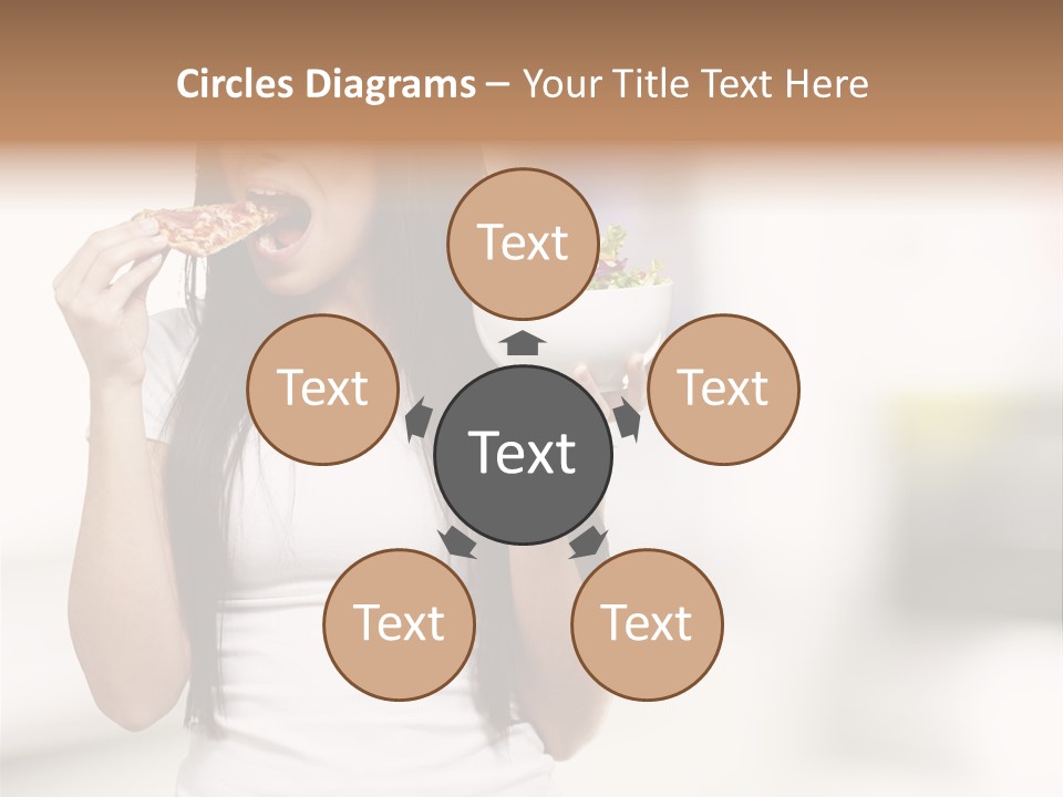 Girl Nutrition Indoor PowerPoint Template