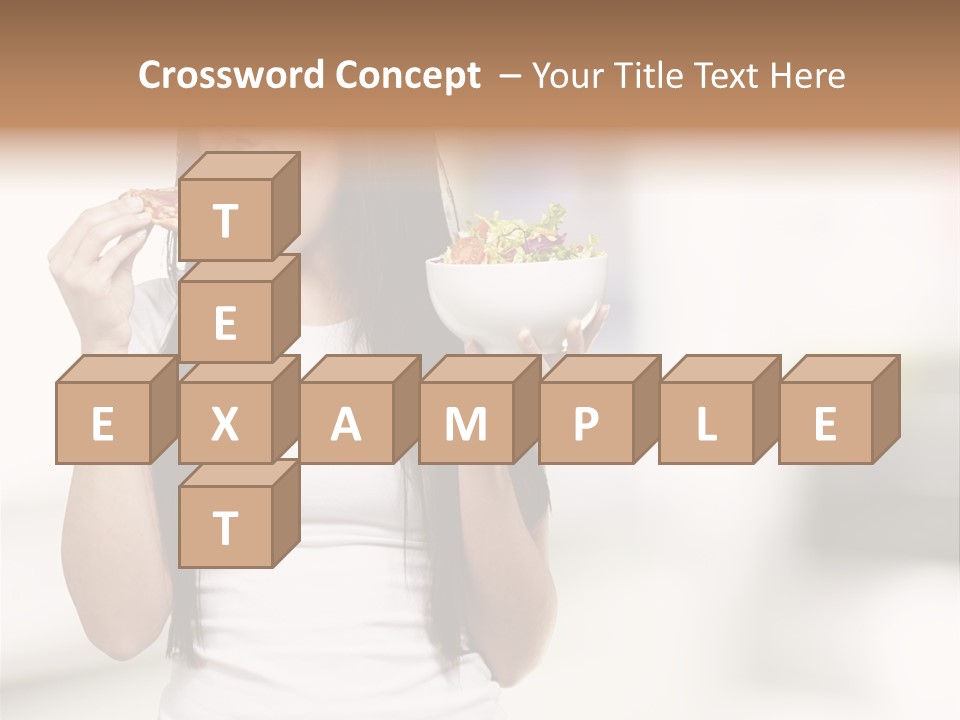 Girl Nutrition Indoor PowerPoint Template