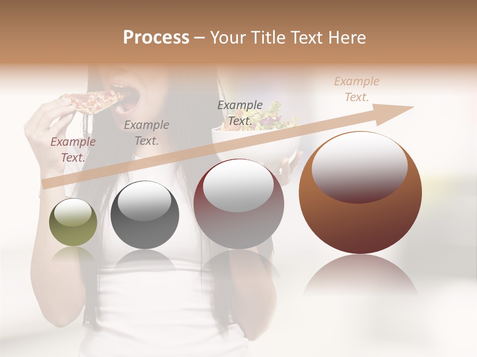 Girl Nutrition Indoor PowerPoint Template