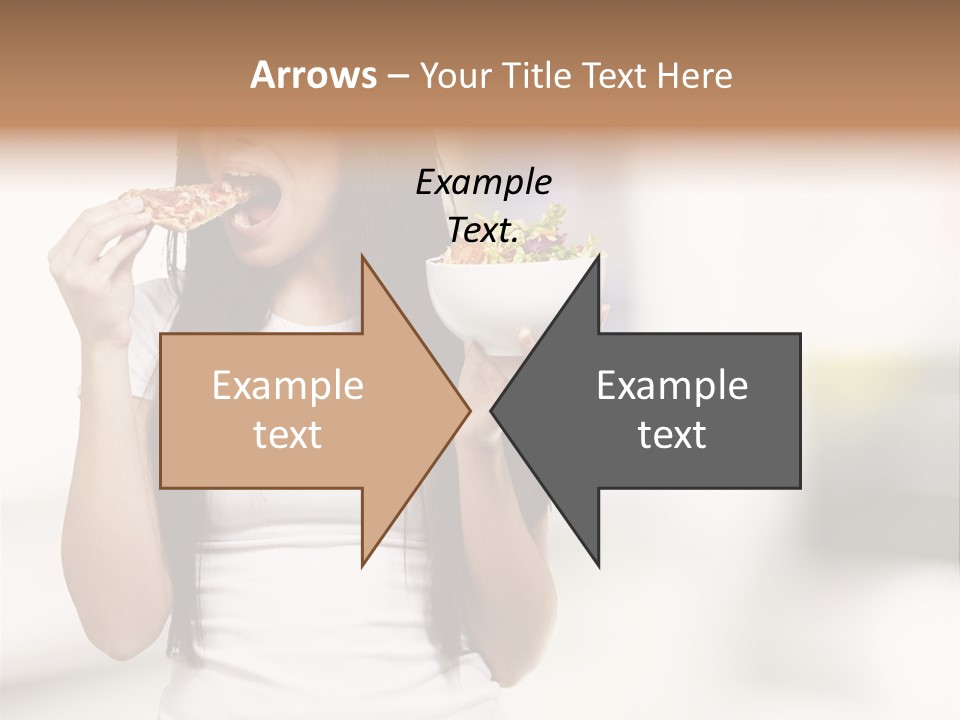 Girl Nutrition Indoor PowerPoint Template