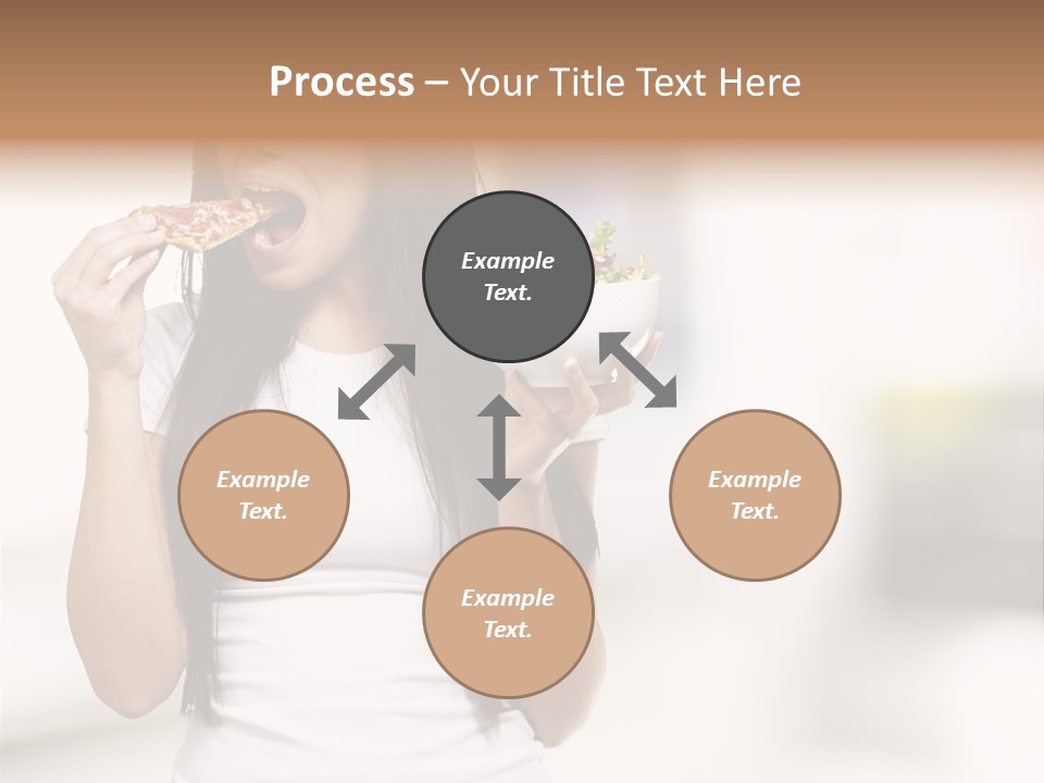 Girl Nutrition Indoor PowerPoint Template