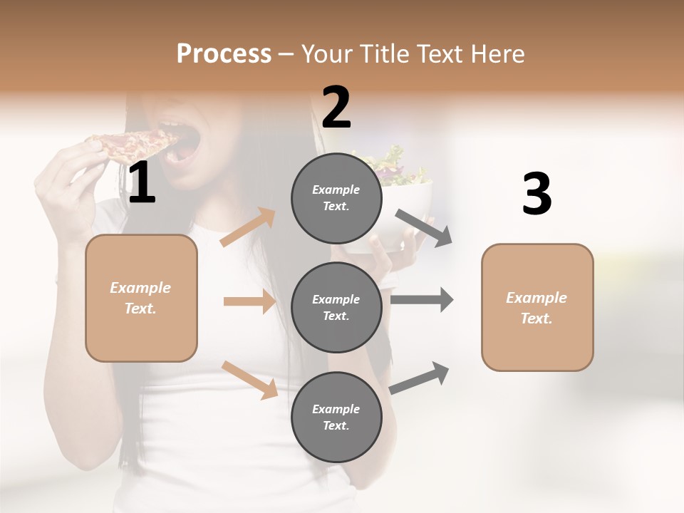 Girl Nutrition Indoor PowerPoint Template