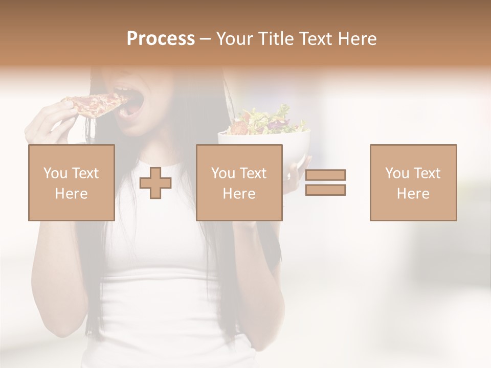 Girl Nutrition Indoor PowerPoint Template